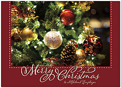 Select a verse or write your own. Employee Christmas Card D7213U-A